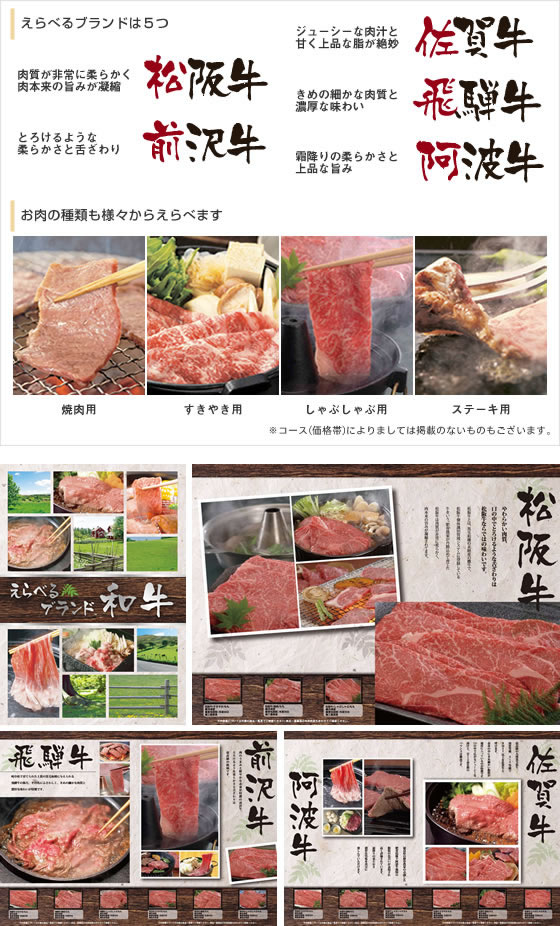 カタログギフト特徴