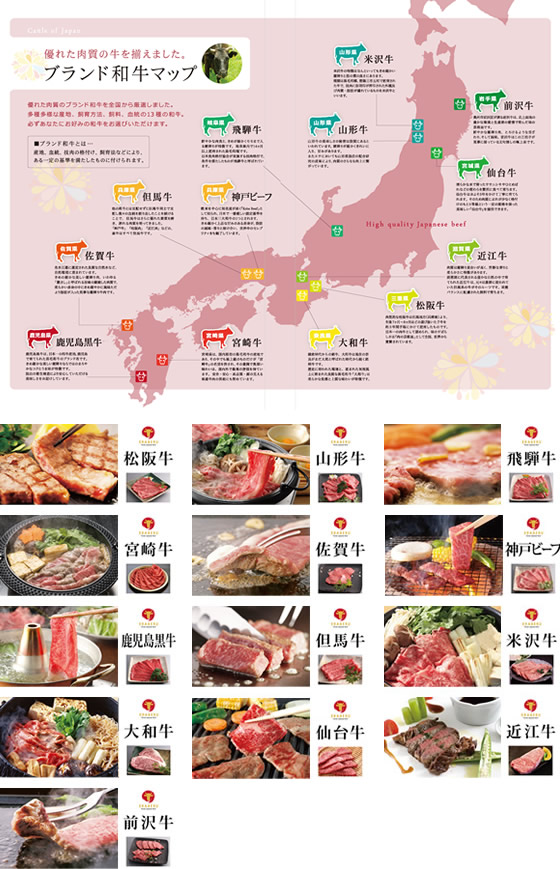 カタログギフト掲載カテゴリ一覧