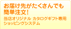 カタログギフト専用ショッピングシステム